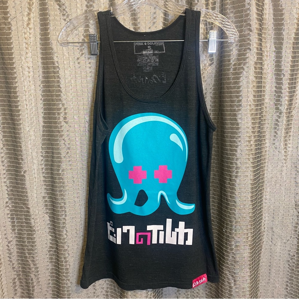 Pink Dolphin Ghost Tank Top Small